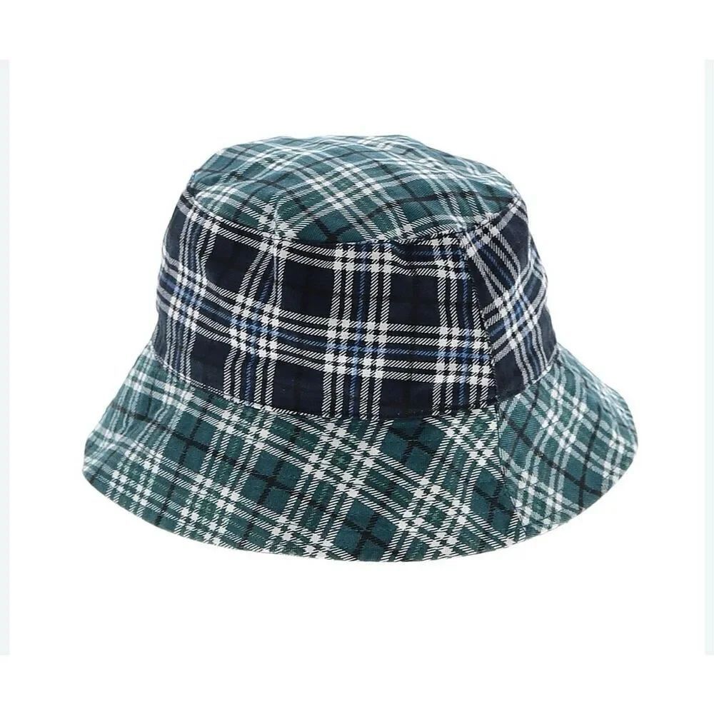 Womens Wild Fable Plaid Floppy Y2K Style Throwback Grunge Festival Bucket Hat